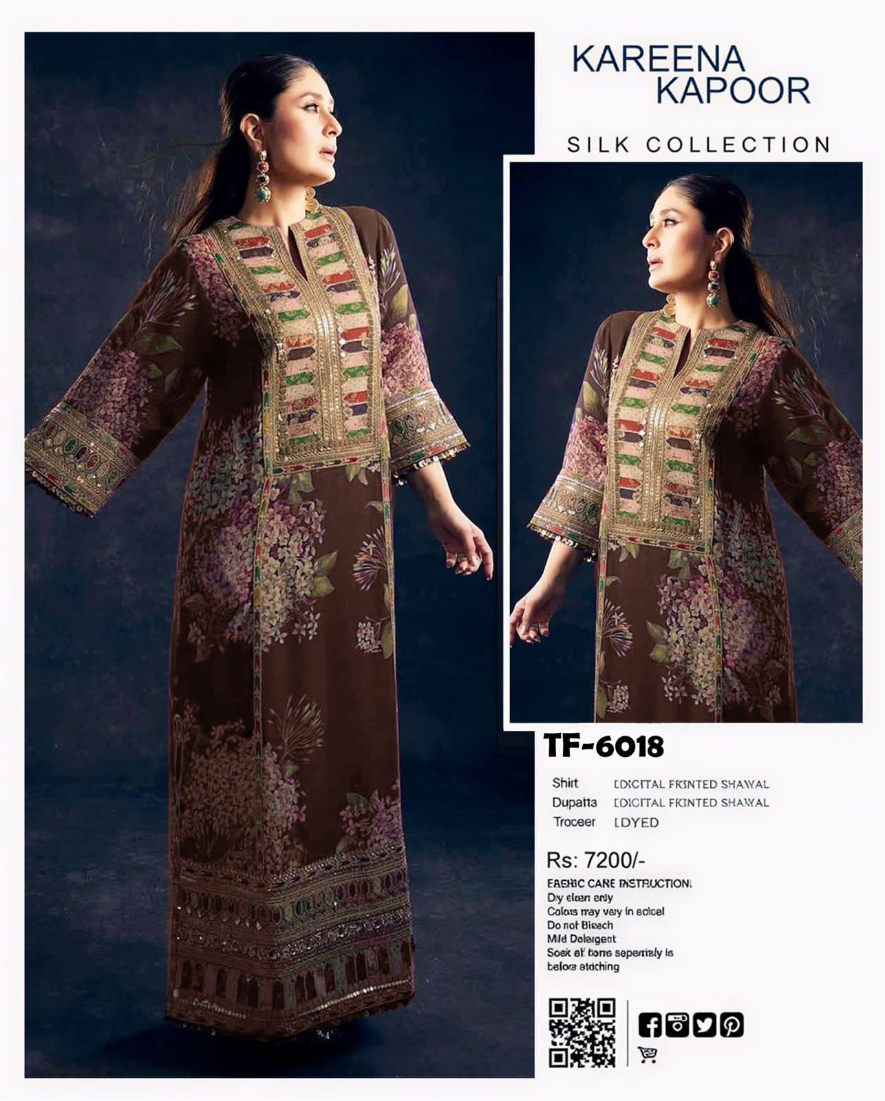 CHARIZMA – Airjet Khaddar Digital Print | Volume 3Pc